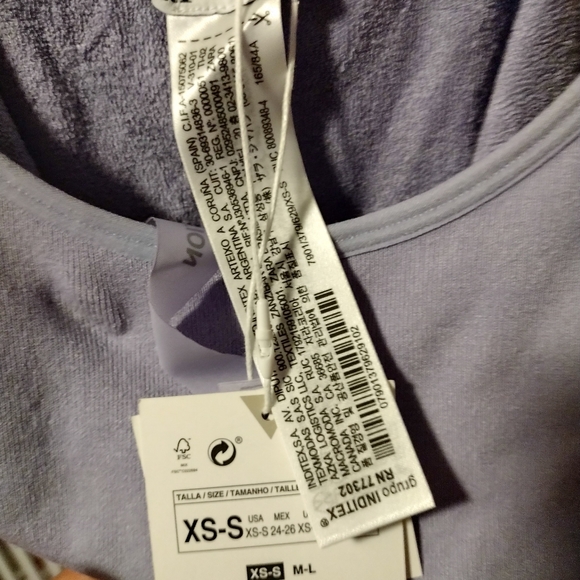 Zara NWT Periwinkle Body Suit - Picture 7 of 7